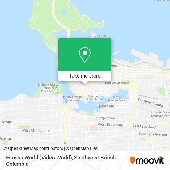 Fitness World (Video World) map