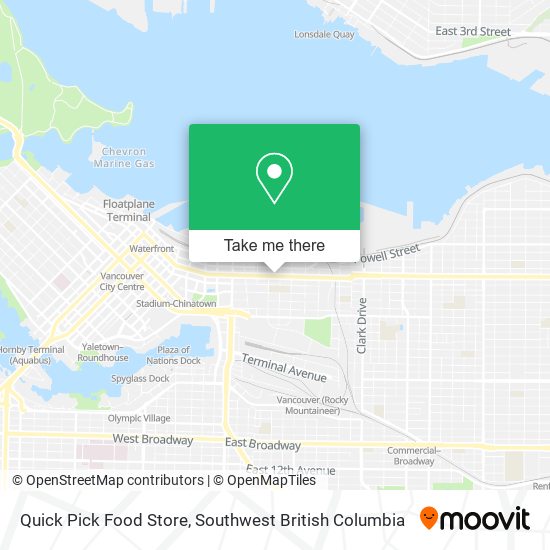 Quick Pick Food Store map