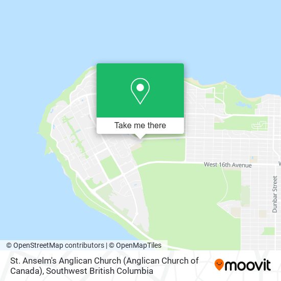 St. Anselm's Anglican Church (Anglican Church of Canada) plan