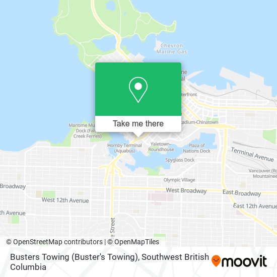 Busters Towing (Buster's Towing) map