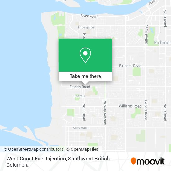 West Coast Fuel Injection map