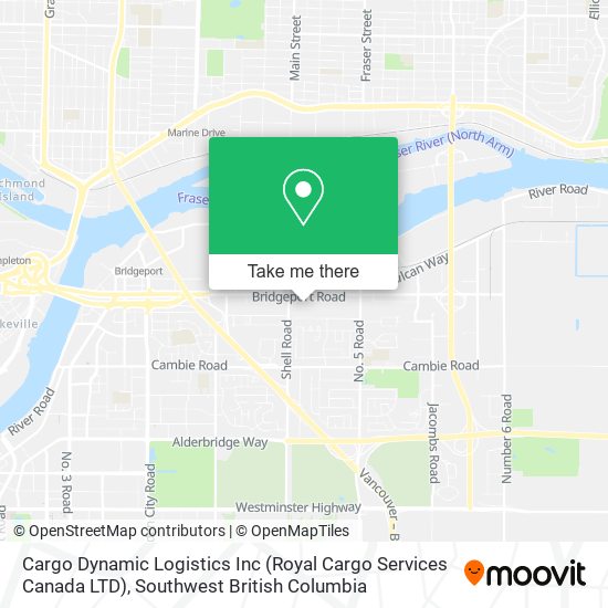 Cargo Dynamic Logistics Inc (Royal Cargo Services Canada LTD) map