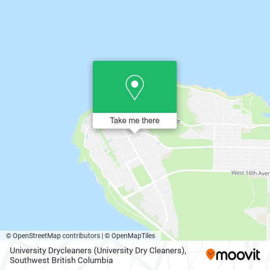 University Drycleaners (University Dry Cleaners) plan