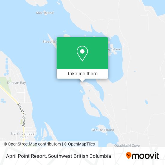 April Point Resort map