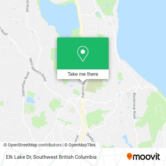Elk Lake Dr map