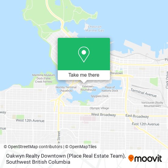 Oakwyn Realty Downtown (Place Real Estate Team) map