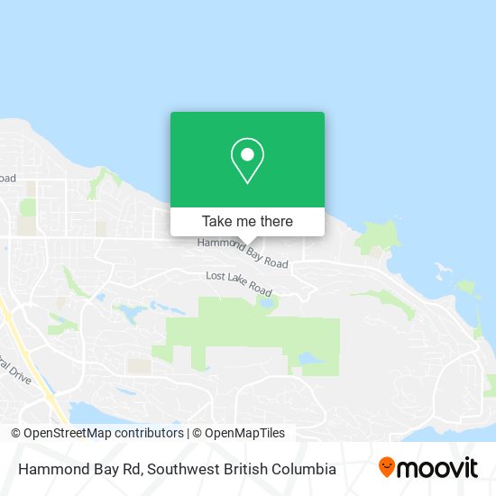 Hammond Bay Rd map