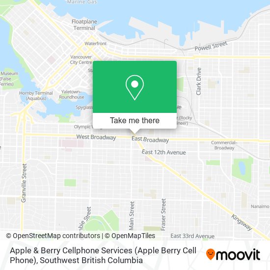 Apple & Berry Cellphone Services (Apple Berry Cell Phone) map