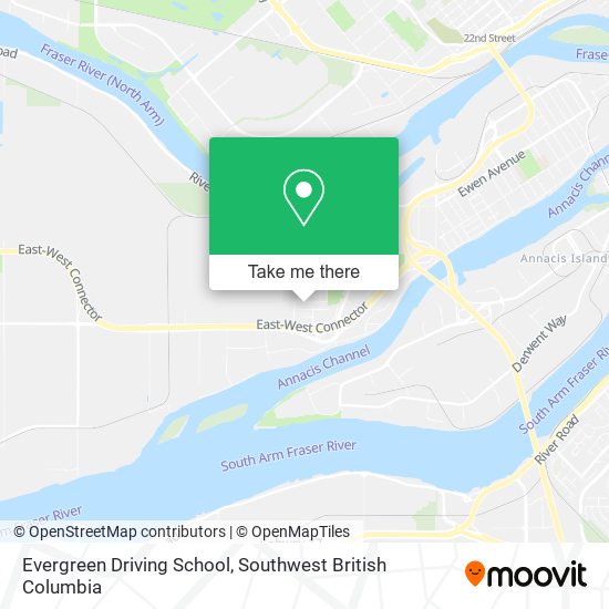 Evergreen Driving School map