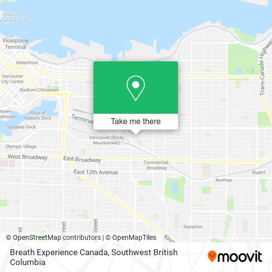 Breath Experience Canada plan