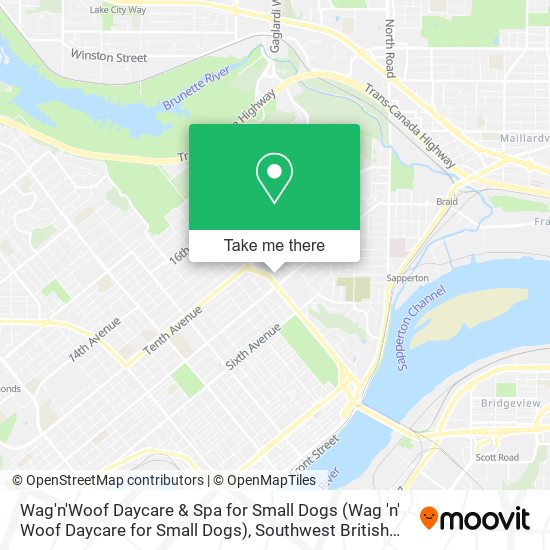 Wag'n'Woof Daycare & Spa for Small Dogs map