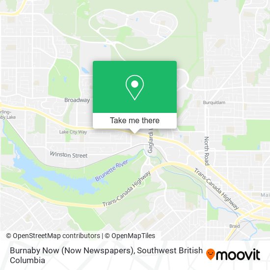 Burnaby Now (Now Newspapers) map