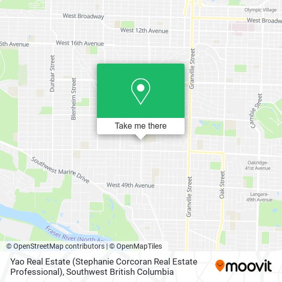 Yao Real Estate (Stephanie Corcoran Real Estate Professional) map