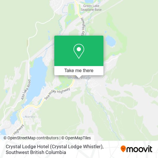 Crystal Lodge Hotel (Crystal Lodge Whistler) map