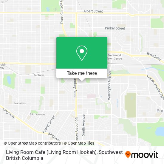 Living Room Cafe (Living Room Hookah) plan