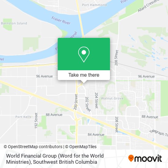 World Financial Group (Word for the World Ministries) map