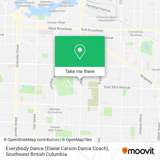 Everybody Dance (Elaine Carson Dance Coach) map