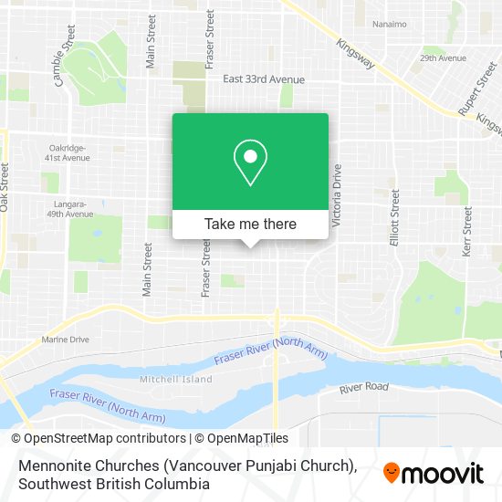 Mennonite Churches (Vancouver Punjabi Church) map