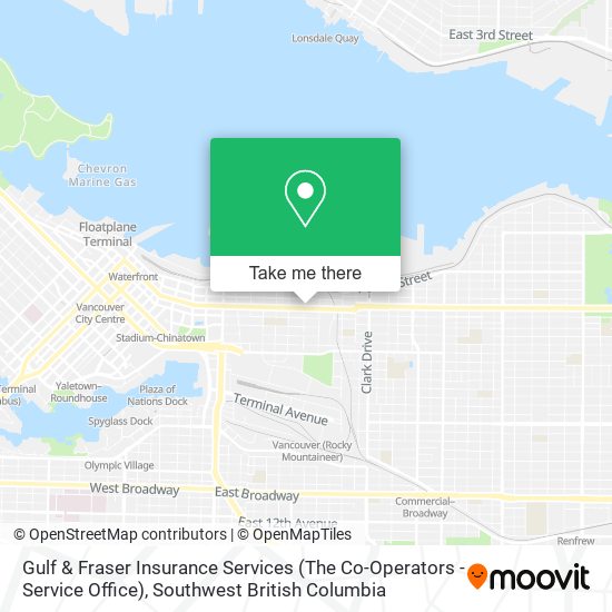 Gulf & Fraser Insurance Services (The Co-Operators - Service Office) map
