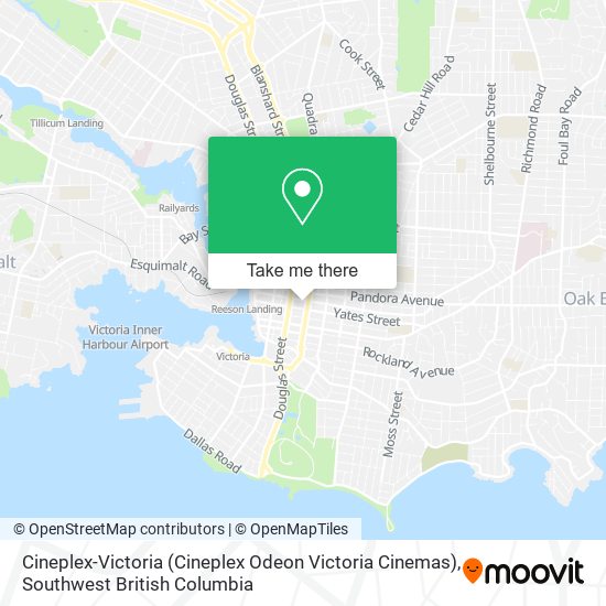 Cineplex-Victoria (Cineplex Odeon Victoria Cinemas) plan