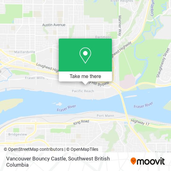 Vancouver Bouncy Castle map