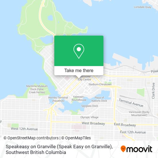 Speakeasy on Granville (Speak Easy on Granville) plan