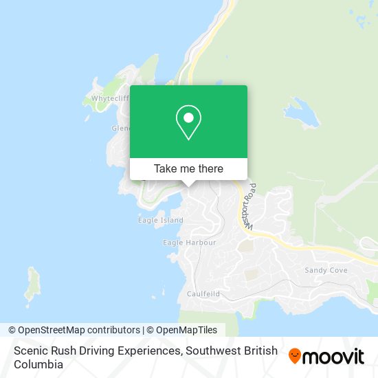 Scenic Rush Driving Experiences map