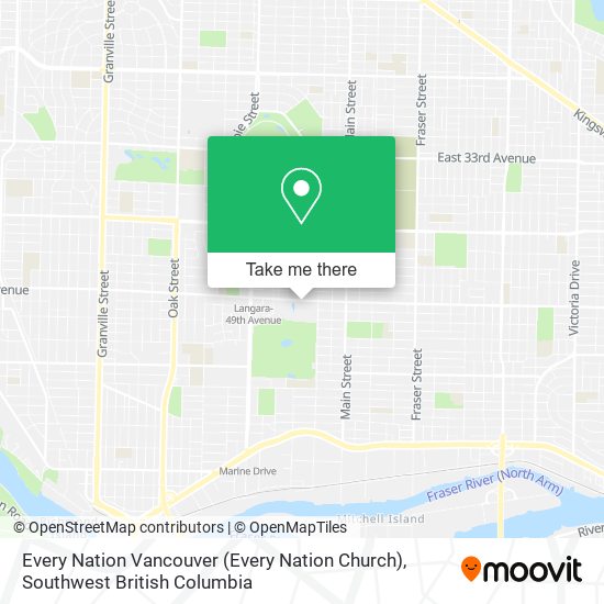 Every Nation Vancouver (Every Nation Church) map