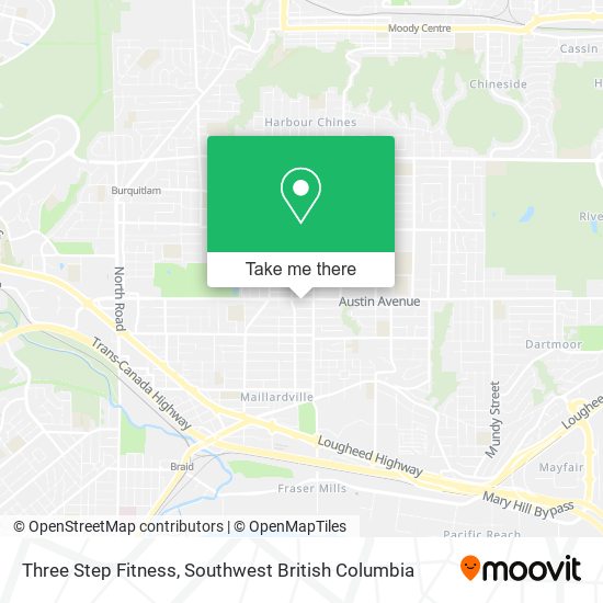 Three Step Fitness map