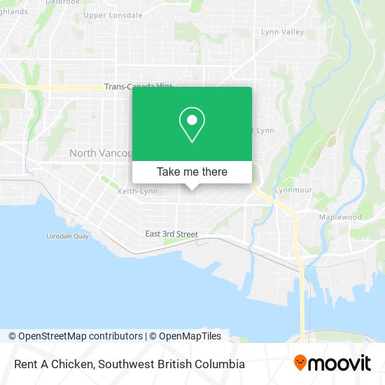 Rent A Chicken map