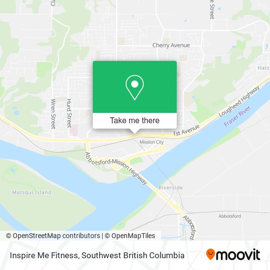 Inspire Me Fitness map