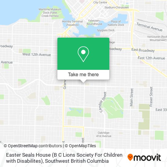 Easter Seals House (B C Lions Society For Children with Disabilites) plan