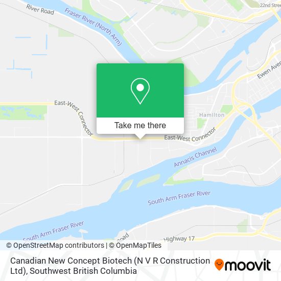 Canadian New Concept Biotech (N V R Construction Ltd) map