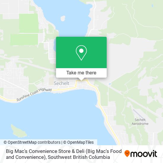 Big Mac's Convenience Store & Deli (Big Mac's Food and Convenience) map