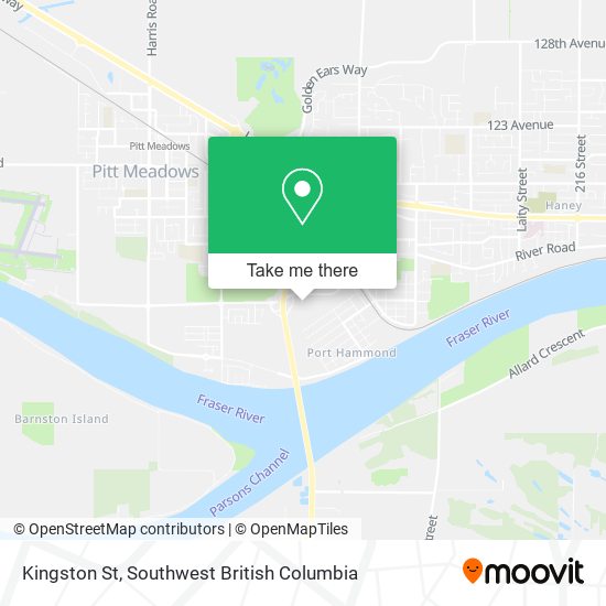 Kingston St map