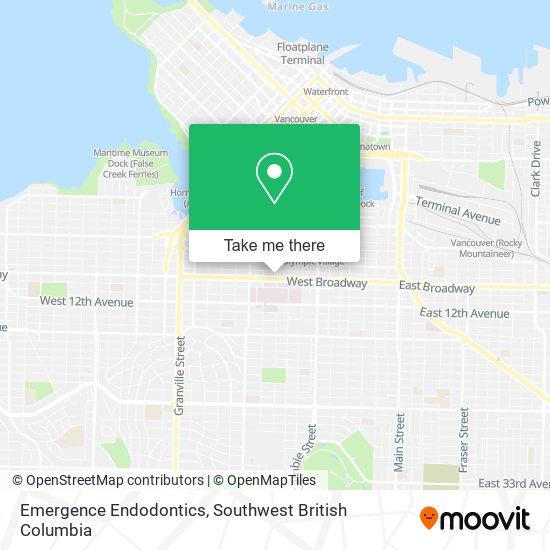 Emergence Endodontics map