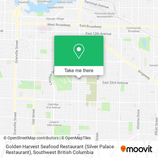Golden Harvest Seafood Restaurant (Silver Palace Restaurant) map