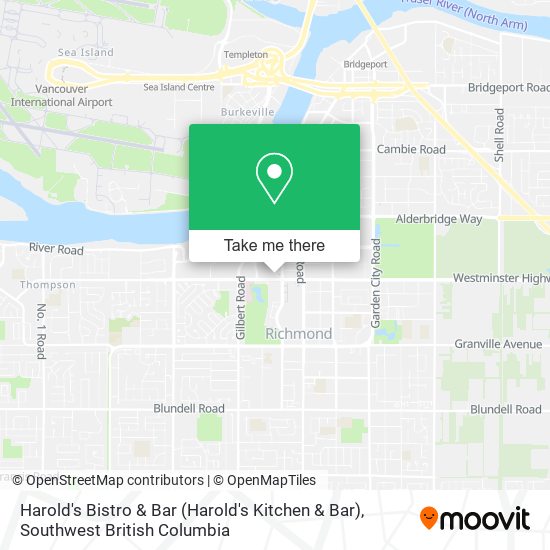 Harold's Bistro & Bar map