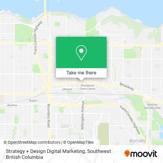 Strategy + Design Digital Marketing map