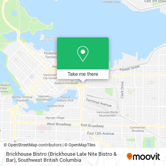 Brickhouse Bistro (Brickhouse Late Nite Bistro & Bar) map