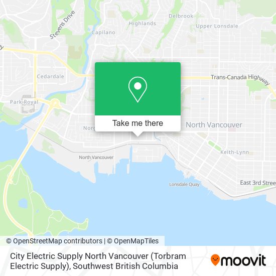 City Electric Supply North Vancouver (Torbram Electric Supply) plan