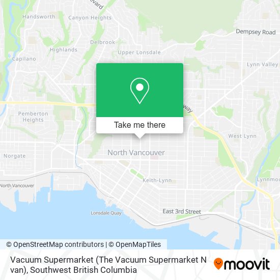 Vacuum Supermarket (The Vacuum Supermarket N van) map