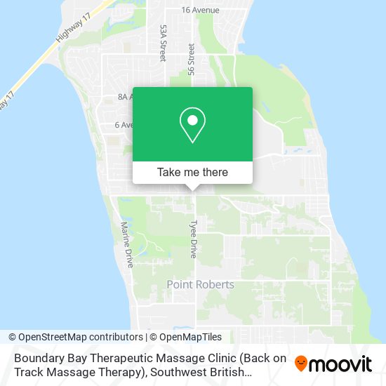 Boundary Bay Therapeutic Massage Clinic (Back on Track Massage Therapy) plan