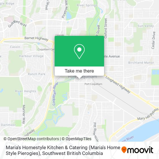 Maria's Homestyle Kitchen & Catering (Maria's Home Style Pierogies) map