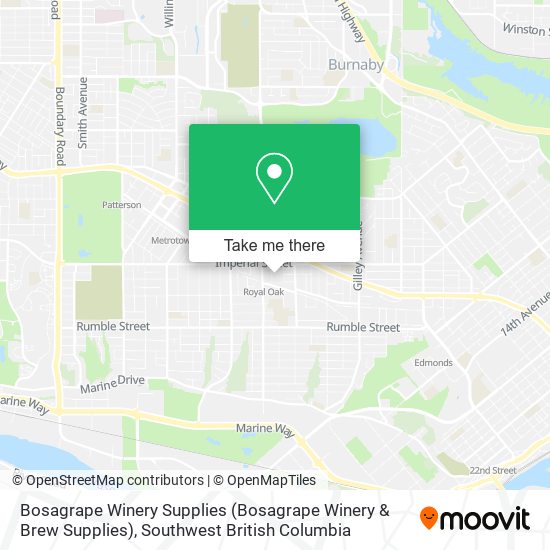 Bosagrape Winery Supplies map