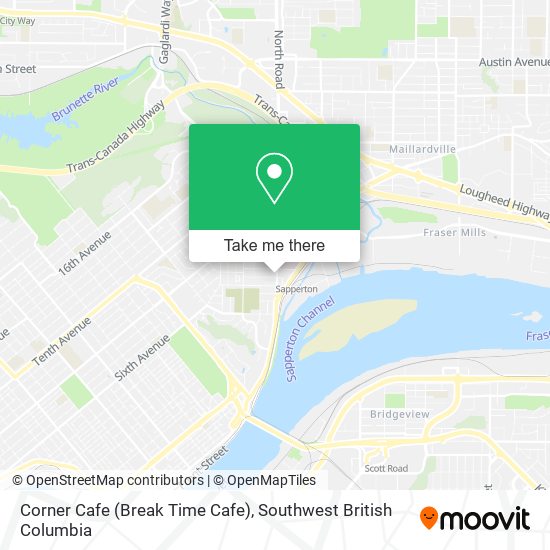 Corner Cafe (Break Time Cafe) map