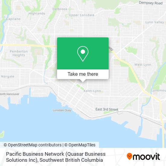 Pacific Business Network (Quasar Business Solutions Inc) map