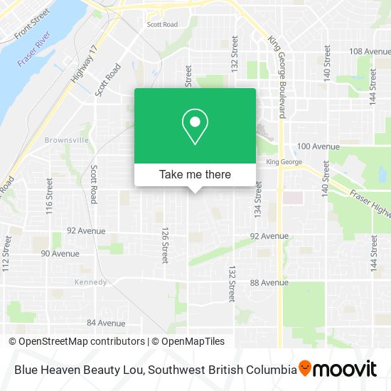 Blue Heaven Beauty Lou map