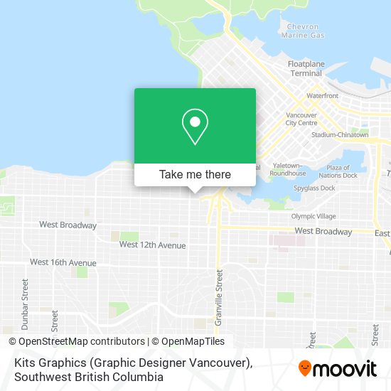 Kits Graphics (Graphic Designer Vancouver) map