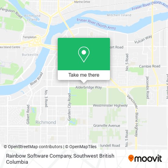 Rainbow Software Company map